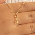 Dije De Oro 18K Avión - Imagen 3