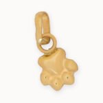 Dije De Oro 18k Huella De Perrito