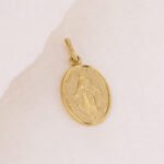 Dije De Oro 18K Virgen Milagrosa - Imagen 2