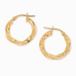 Candongas De Oro 18K Melcocha