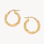 Candongas De Oro 18K Melcocha