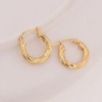 Candongas De Oro 18K Melcocha - Image 2