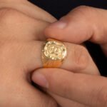 Anillo De Oro 18K Signo Dólar - Imagen 4