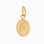 Dije De Oro 18K Letra A