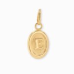 Dije De Oro 18K Letra E