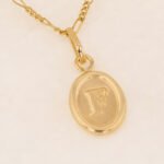 Dije De Oro 18K Letra F - Imagen 2