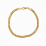 Pulsera De Oro 18k Tejido Sedusa